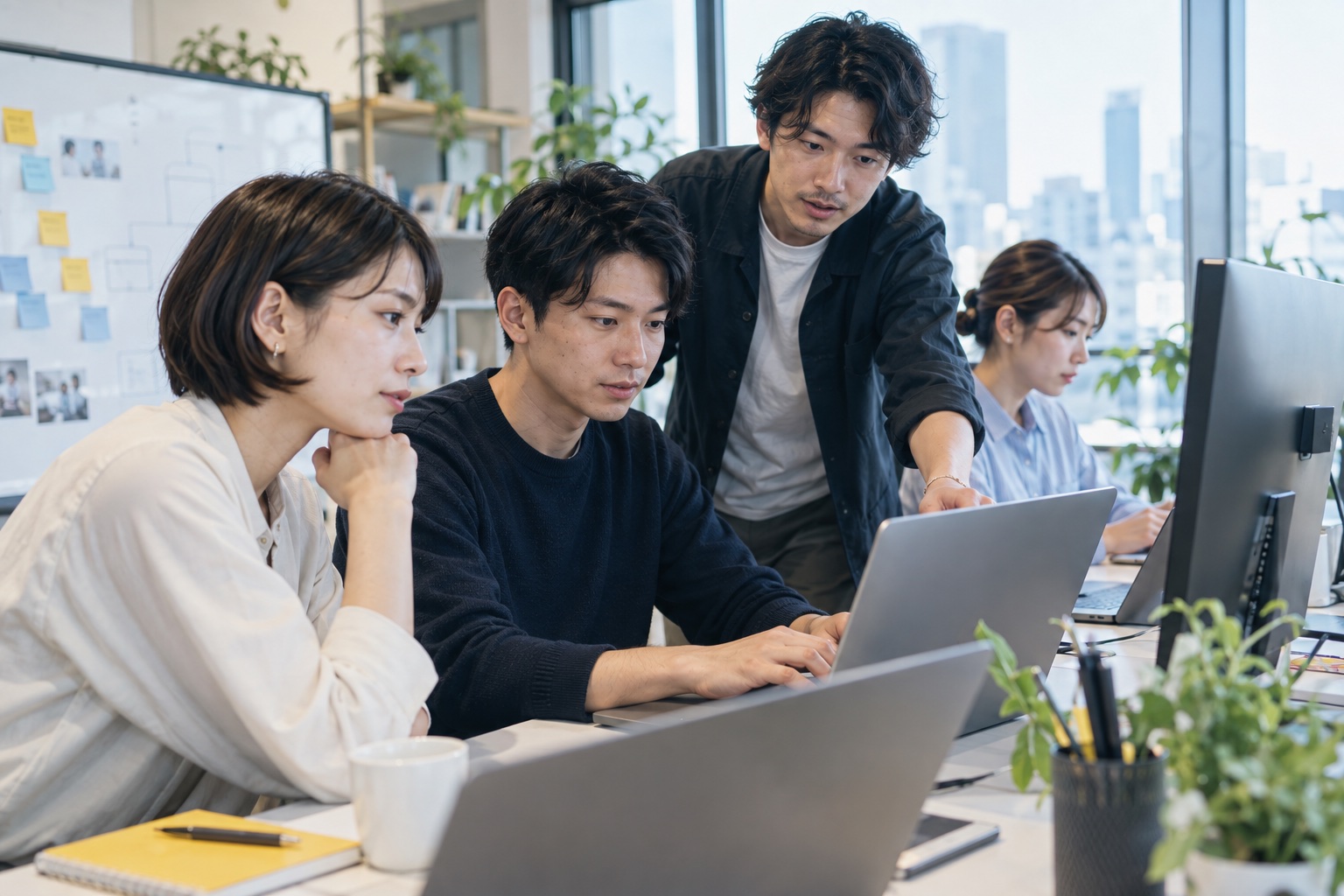 アプリケーションを共同開発するエンジニアチーム